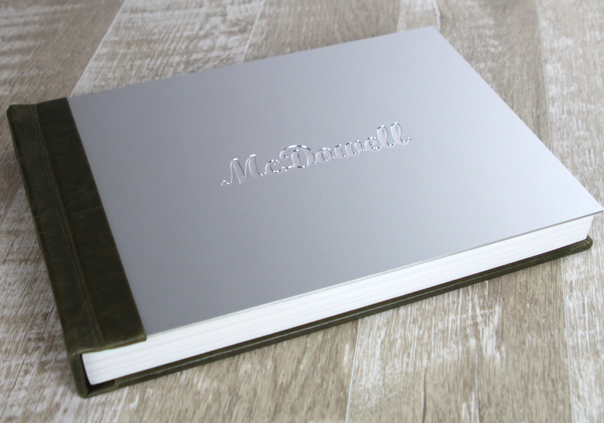 Smooth metal covers that are ready for engraving
