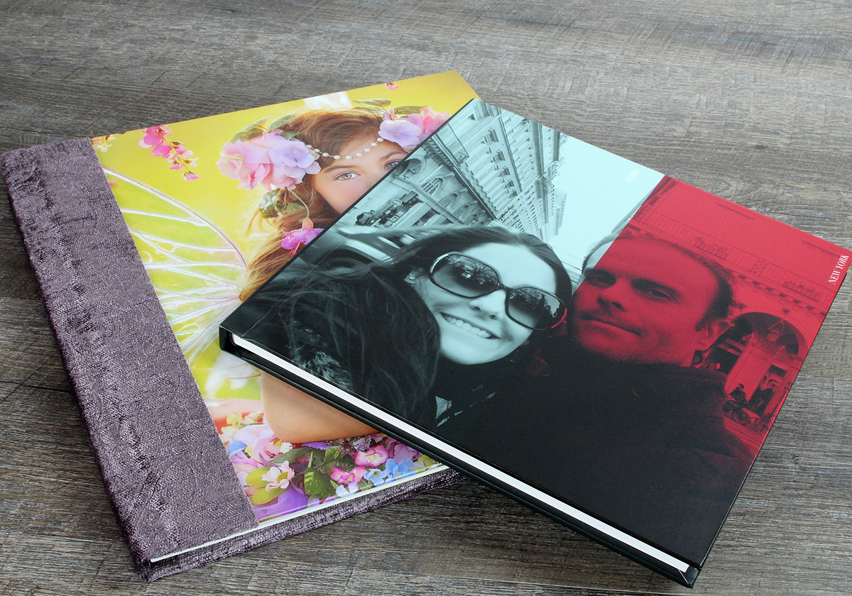 Choose a full wrap image cover or pair an image panel with your favorite material